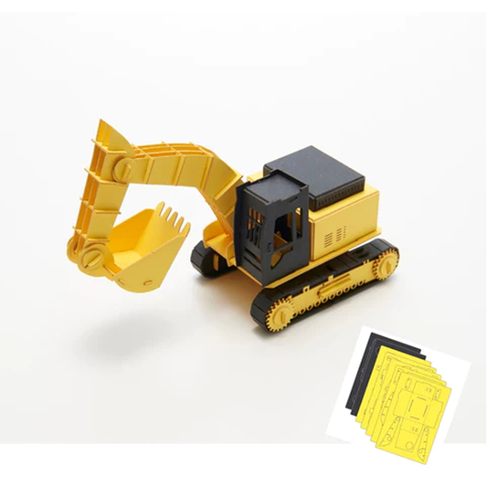Aozora - Cars Craft - Excavator Paper Model