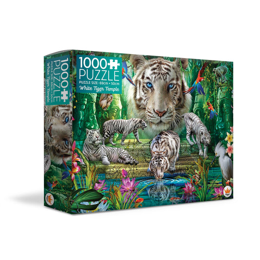 Regal - Animal Series White Tiger Temple Puzzle 1000pc