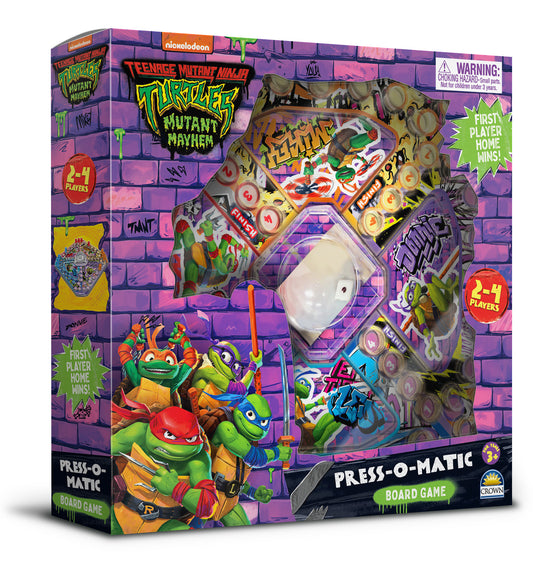 Crown - Teenage Mutant Ninja Turtles Press-O-Matic Board Game