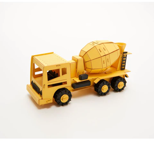Aozora - Cars Craft - Concrete Mixer Truck Paper Model