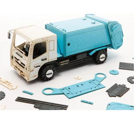 Aozora - Cars Craft - Garbage Truck Paper Model