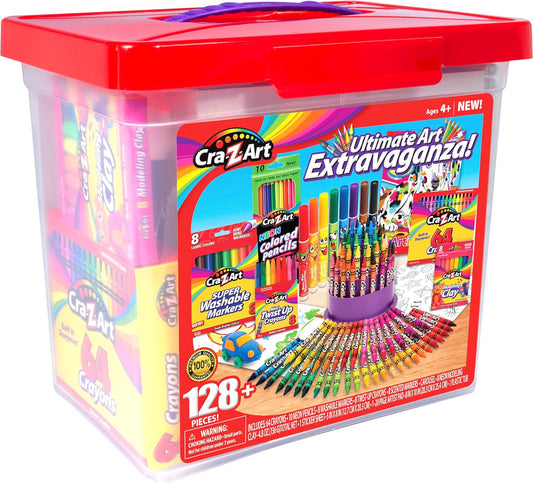 Cra-Z-Art Ultimate Art Extravaganza Tub (128+ Pieces)