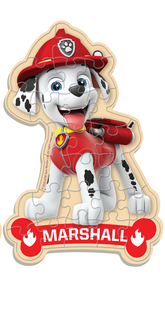 Crown - Paw Patrol Marshall Wooden Character Puzzle 25pc