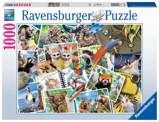 Ravensburger - A Traveler’s Animal Journal Puzzle 1000pc