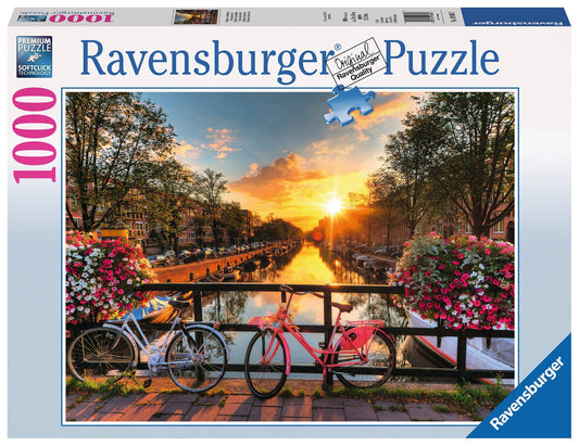 Ravensburger -Bicycles in Amsterdam Puzzle 1000pc