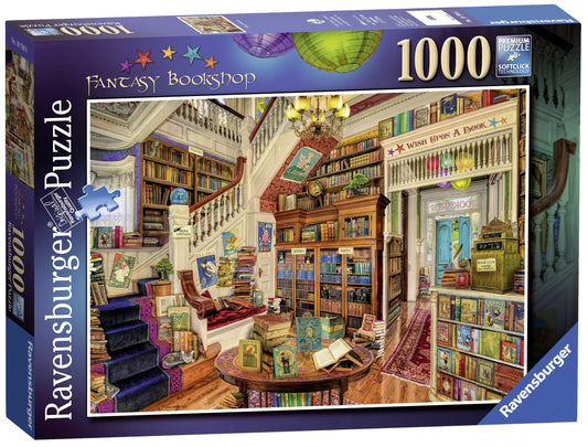 Ravensburger - The Fantasy Bookshop Puzzle 1000pc