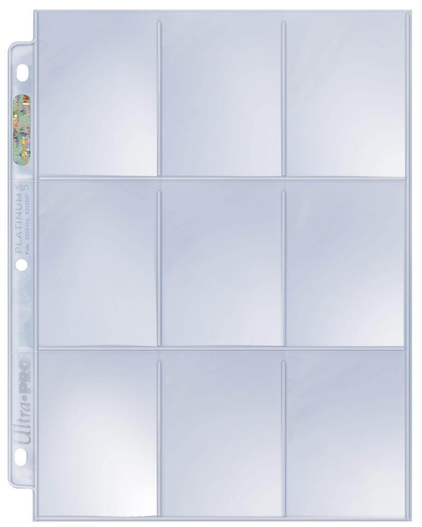 ULTRA PRO Platinum Series 9 Pocket Page – Rare Candy Collectables
