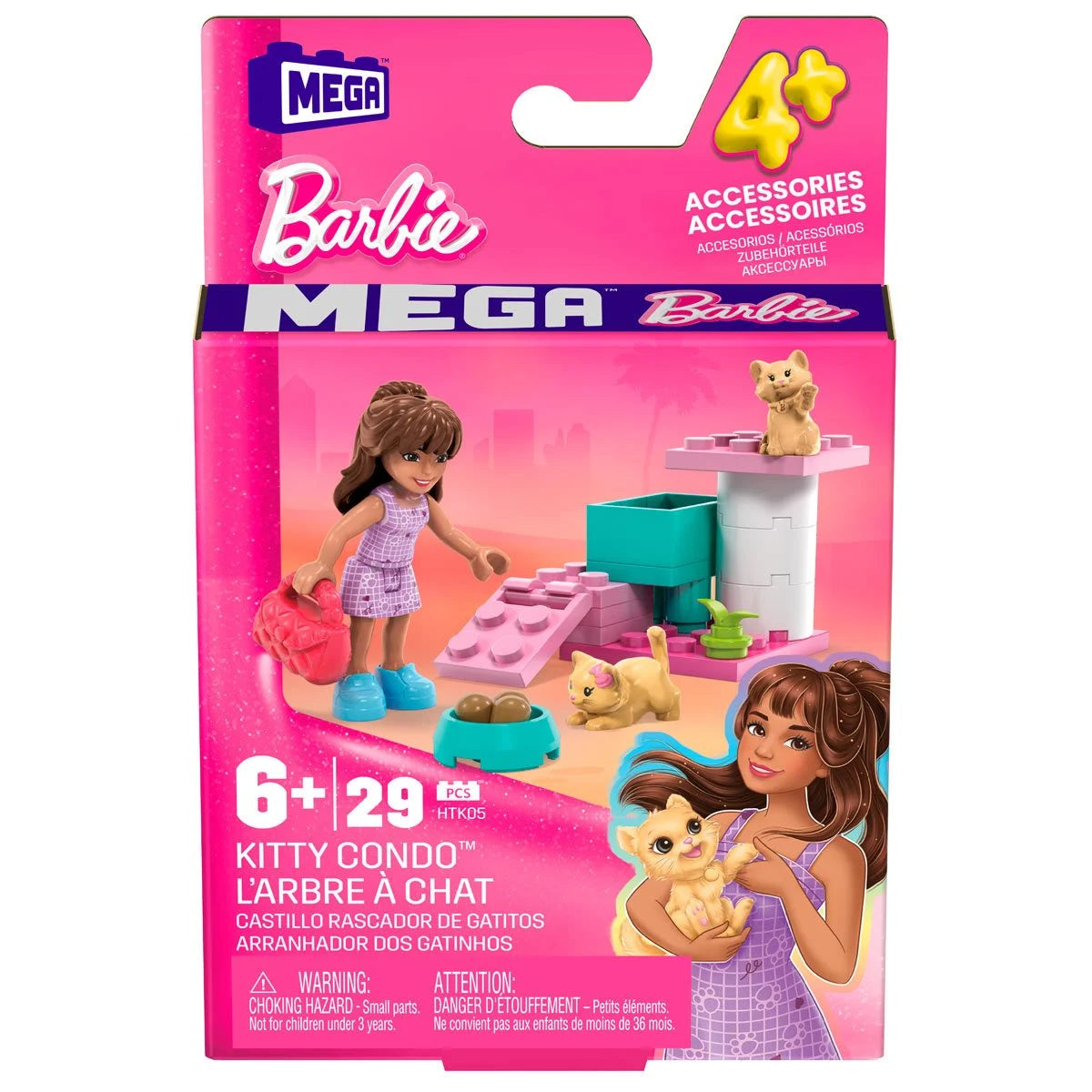 MEGA Construx Barbie Pet Care Playset - Kitty Condo