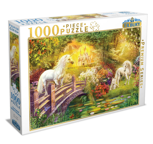 Tilbury - Enchanted Garden Unicorns Puzzle 1000pc