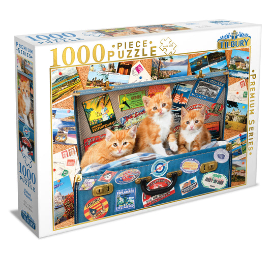 Tilbury - Kitten Travels Puzzle 1000pc