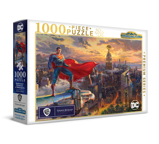 Harlington - Thomas Kinkade Superman: Protector of Metropolis Puzzle 1000pc