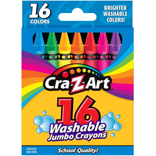Cra-Z-Art Washable Jumbo Crayons (16 Piece Set)