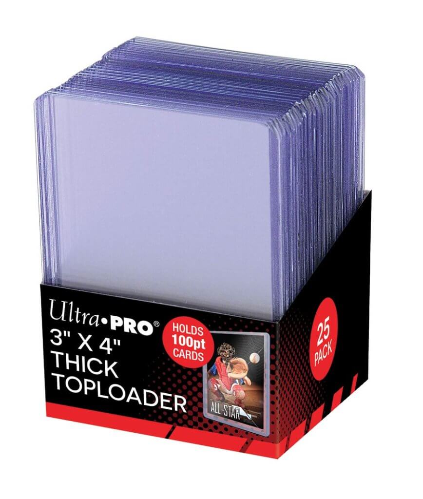 ULTRA PRO TopLoader Regular Clear (3" x 4") 100pt (PK 25)