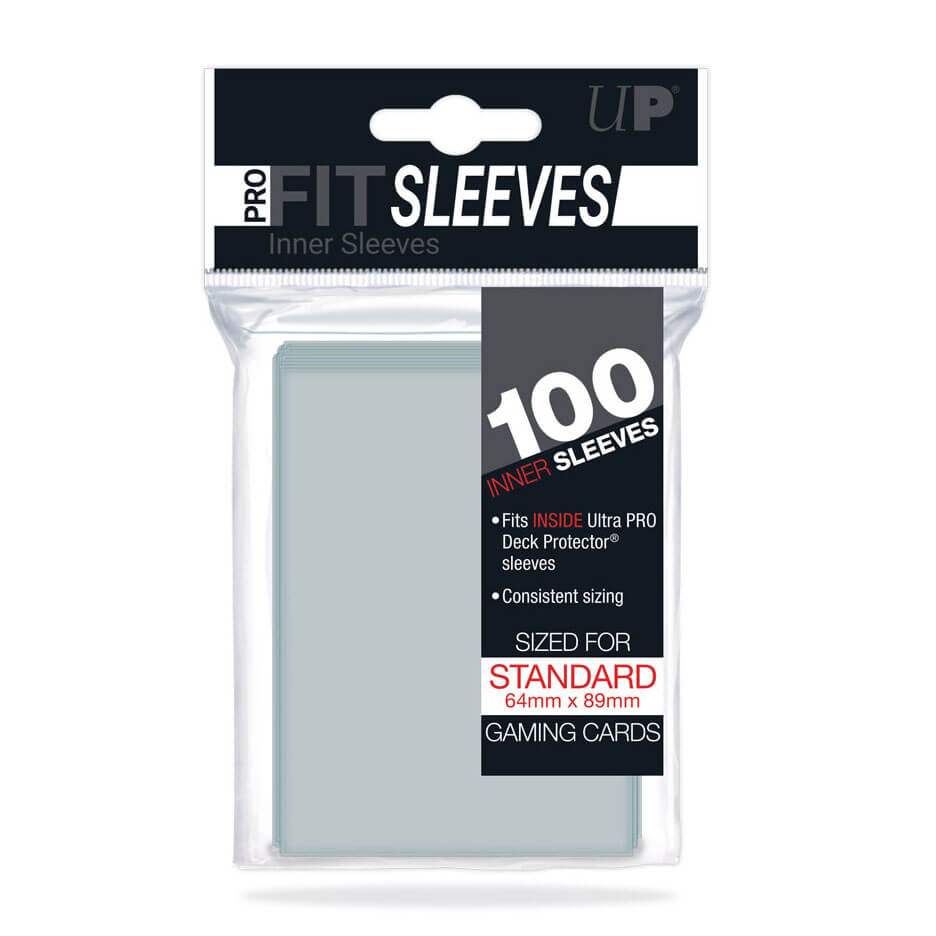 ULTRA PRO 64 x 89mm Pro-Fit Standard Size Sleeves (100ct)