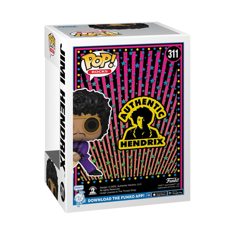 Jimi Hendrix - Jimi Hendrix (Purple Suit) SDCC 2023 US Exclusive Pop! Vinyl