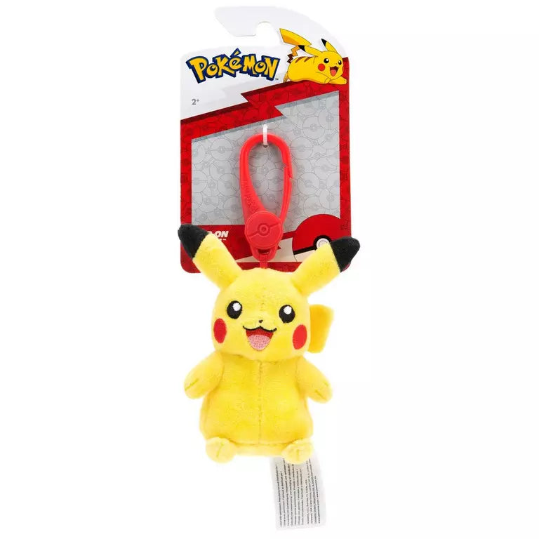 Jazwares POKÉMON Pikachu 3.5-inch Clip-On Plush