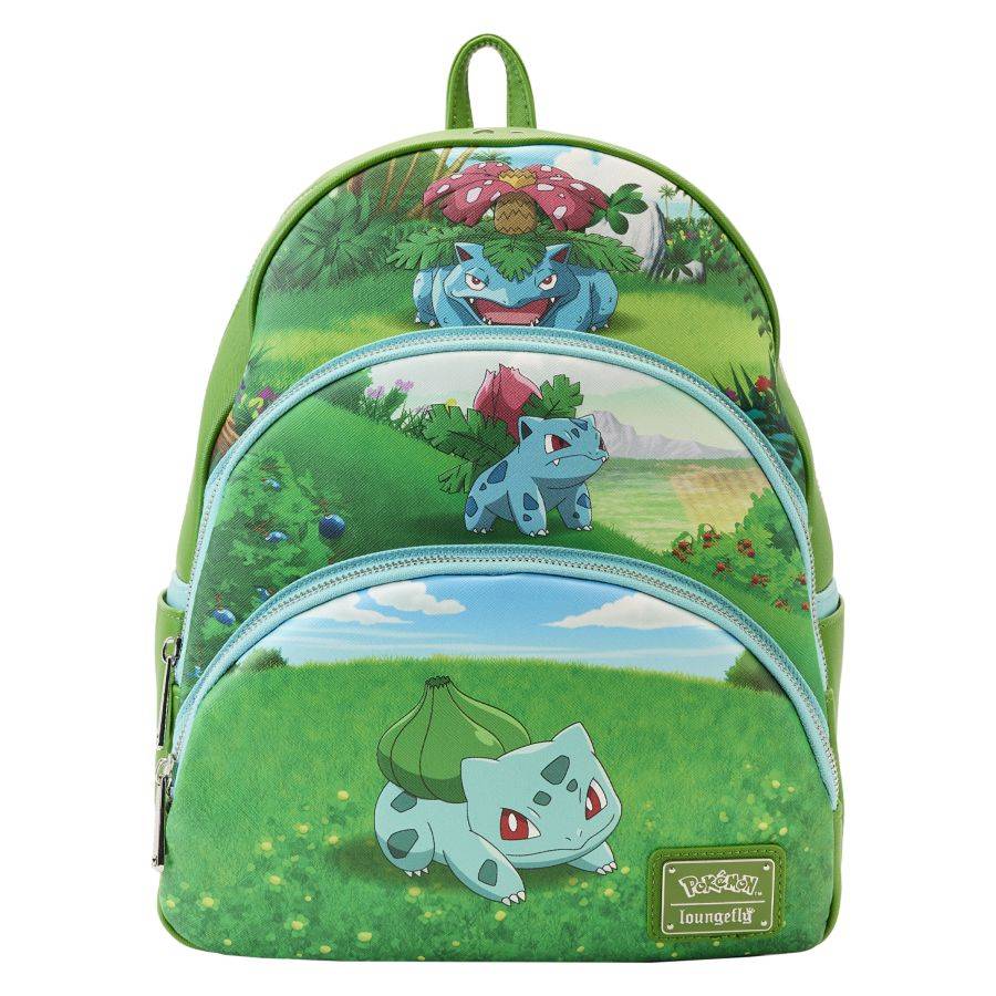 Pokemon - Bulbasaur Evolutions Triple Pocket Backpack