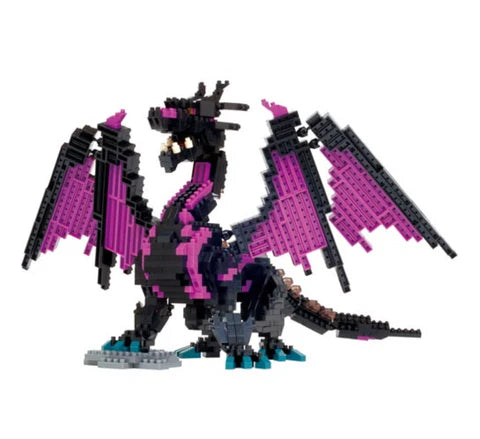 Nanoblock - DX Dragon Purple & Black