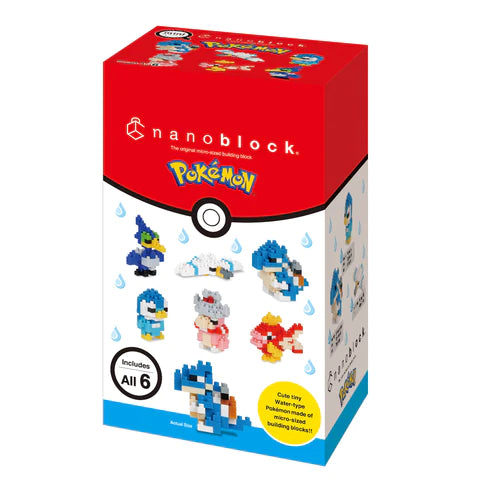 Nanoblock Mini Pokémon Box - Water Type