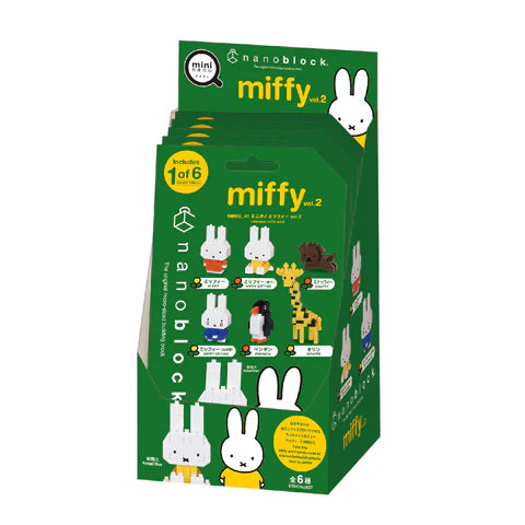 Mininano - Miffy Vol.2 Complete Display of 6