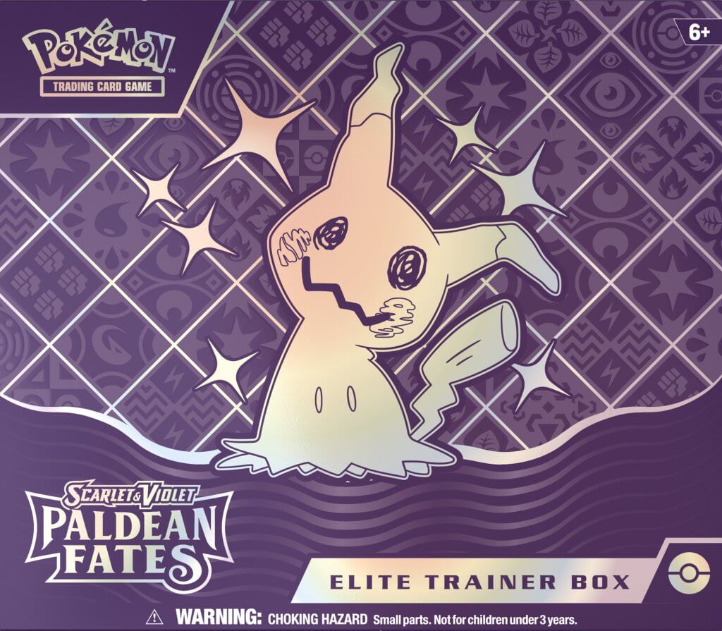 POKÉMON TCG Scarlet & Violet 4.5 Paldean Fates Elite Trainer Box