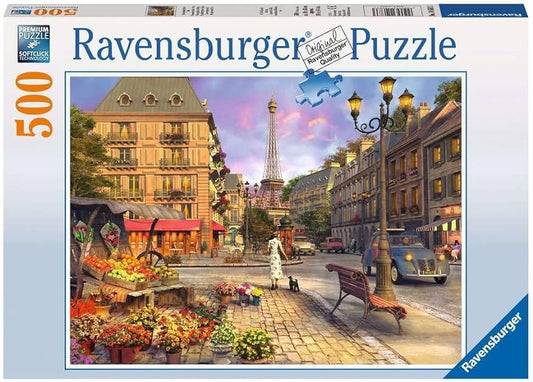 Ravensburger -  A Walk Through Paris Puzzle 500pc