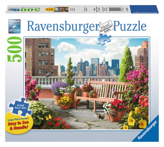 Ravensburger - Rooftop Garden Puzzle 500pcLF