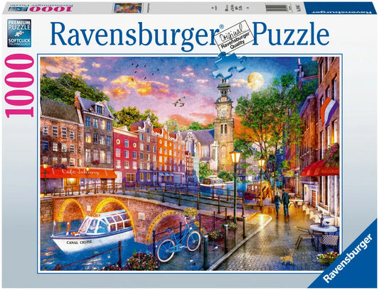 Ravensburger - Sunset in Amsterdam Puzzle 1000pc