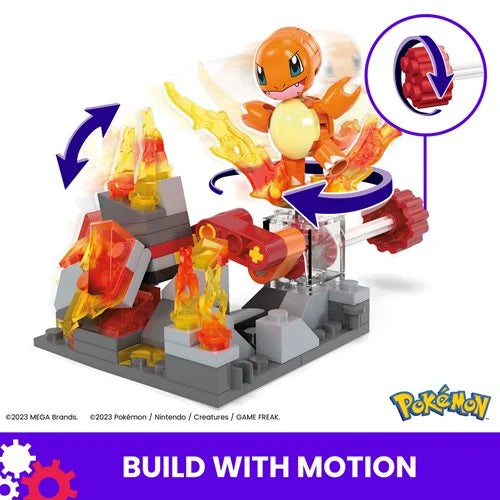 MEGA Construx Pokémon Charmander's Fire-Type Spin Playset