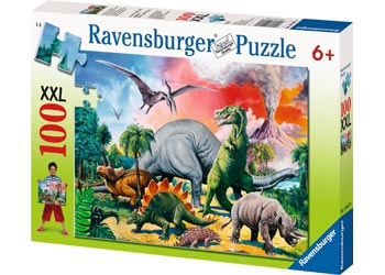 Ravensburger - Among the Dinosaurs Puzzle 100pc