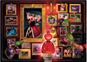 Ravensburger - Disney Villainous Queen of Hearts Puzzle 1000pc