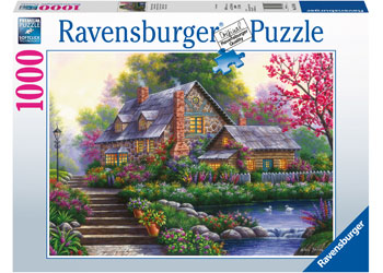 Ravensburger - Romantic Cottage Puzzle 1000pc