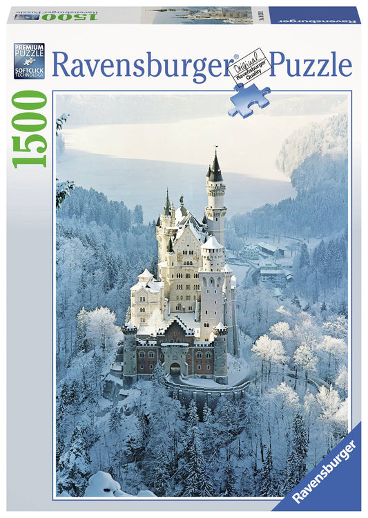Ravensburger - Neuschwanstein Castle in Winter Puzzle 1500pc