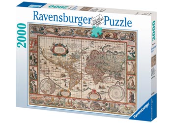 Ravensburger - Map of World From 1650 Puzzle 2000pc