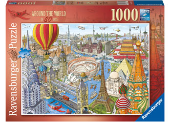 Ravensburger - Around the World in 80 Days Puzzle 1000pc