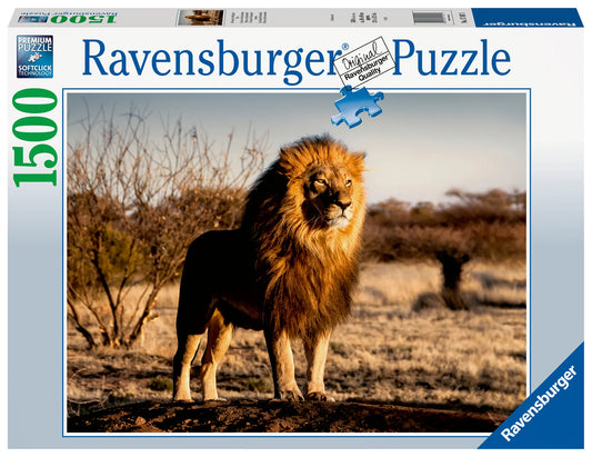 Ravensburger - Lion, King of the Animals Puzzle 1500pc