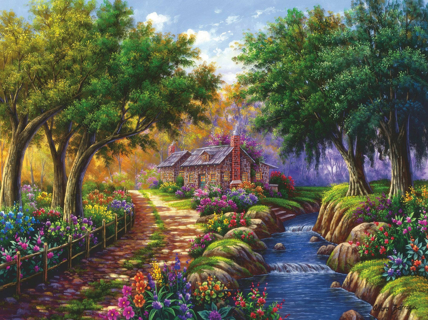 Ravensburger - Cottage by the River Puzzle 1500pc