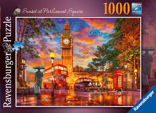 Ravensburger - Sunset at Parliament Square Puzzle 1000pc