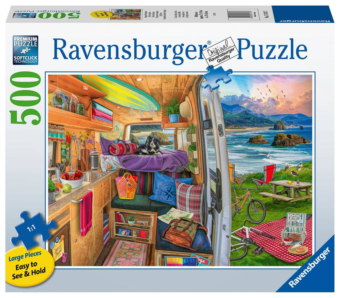 Ravensburger -  Rig Views Puzzle 500pcLF