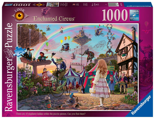 Ravensburger - Look & Find No 2, Enchanted Circus Puzzle 1000pc