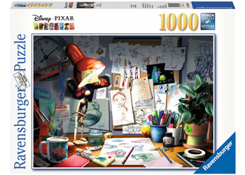 Ravensburger - Disney Pixar the Artists Desk 1000pc