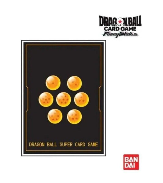 Dragon Ball Super Card Game Fusion World Official Card Sleeves - Standard Black