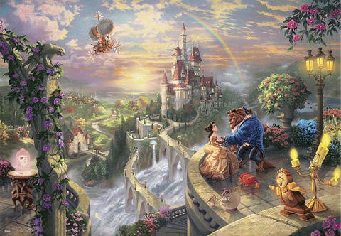Disney Jigsaw Puzzle Beauty and the Beast Falling in Love 1000pcs (51cm x 73.5cm)