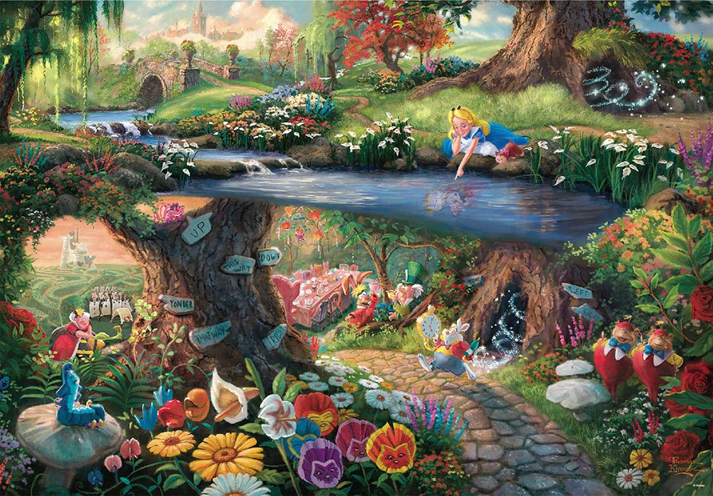 Jigsaw Puzzle: Alice in Wonderland 1000pcs (51x 73.5cm)