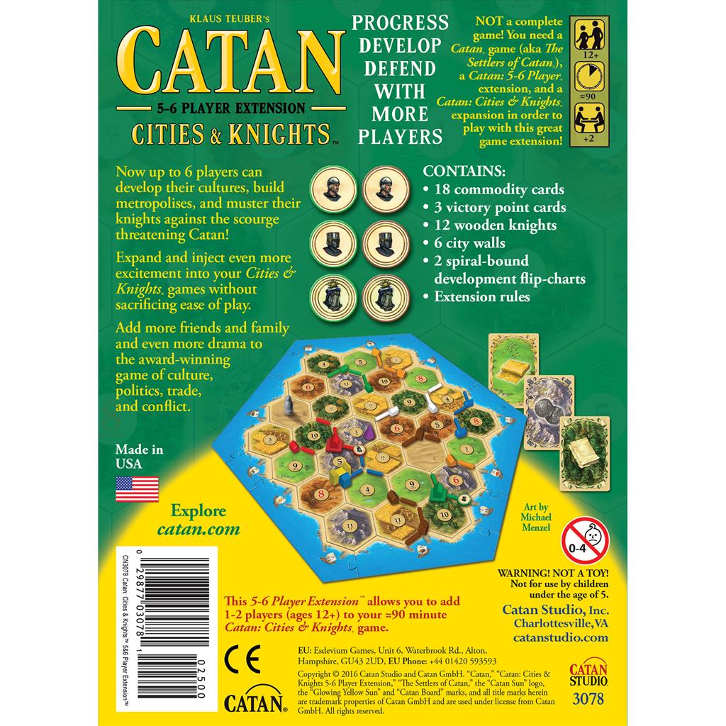 Catan Cities & Knights 5-6 Player Extension