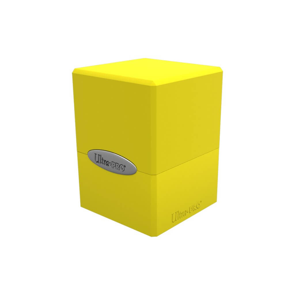 ULTRA PRO DECK BOX Satin Cube - Yellow