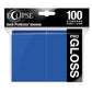 ULTRA PRO Deck Protector Standard - Gloss 100ct Blue - Eclipse
