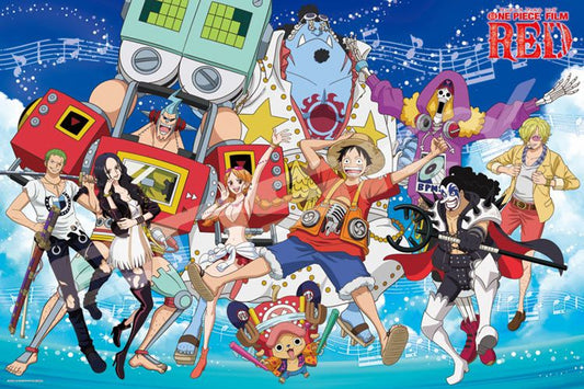 One Piece Film: Red Jigsaw Puzzle Straw Hat Crew (FES) (1000 pcs) (50cm x 75cm)