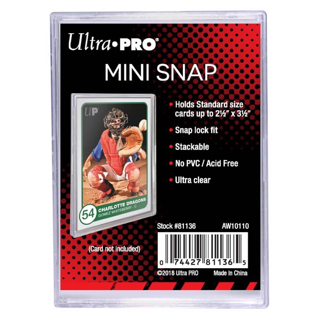 ULTRA PRO Specialty Holders - Mini Snap (63.5 x 88.9mm)