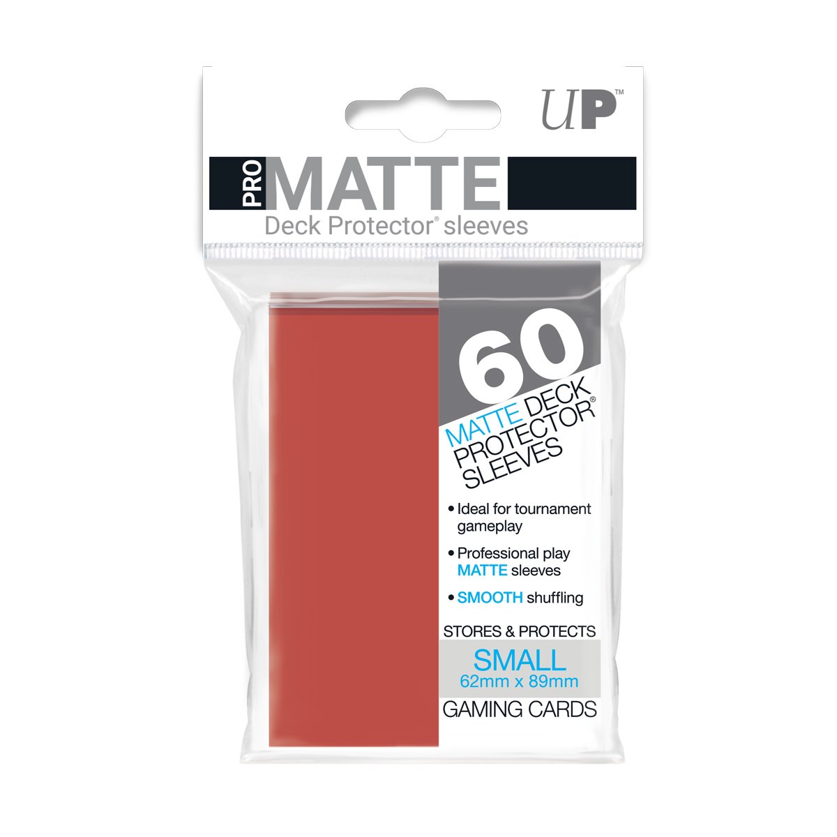 ULTRA PRO - SMALL PRO - Matte - Deck Protector® Sleeves Red
